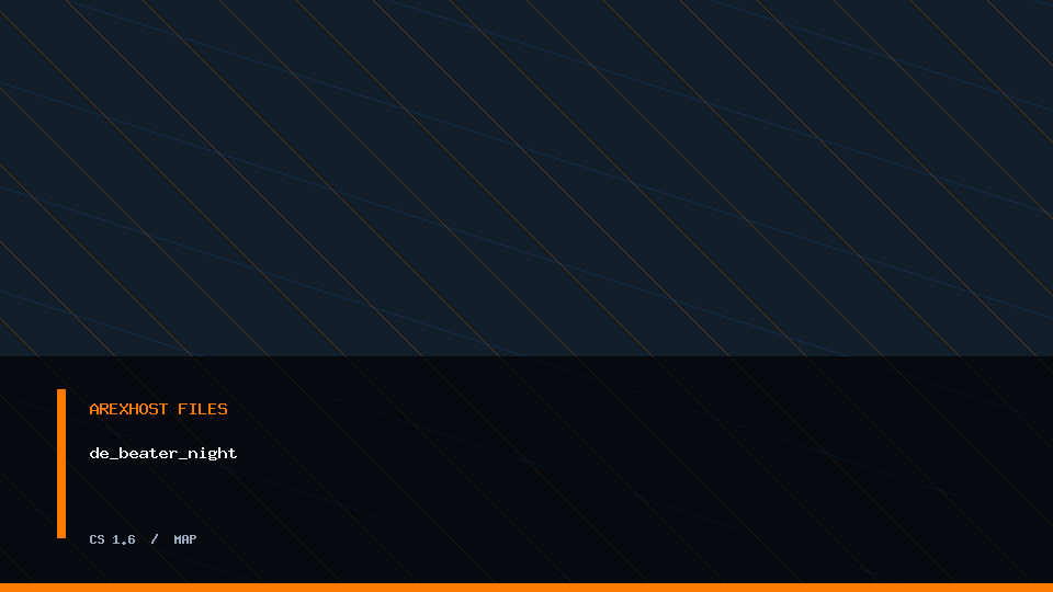 Скриншот 1 · Карта «de_beater_night» для CS 1.6