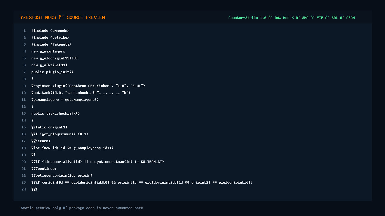 Скриншот 1 · Surf Runtime Plugins — AMXX