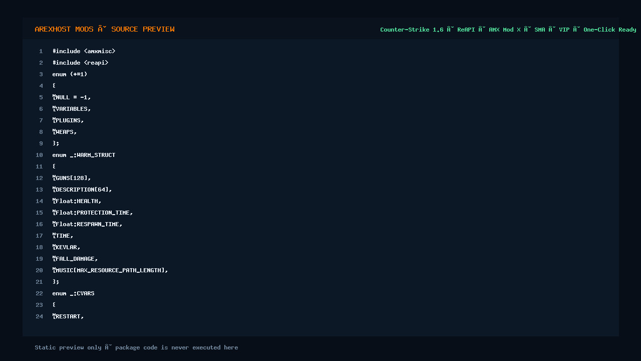Скриншот 2 · ReAPI Warm UP — современная разминка с широким функционалом