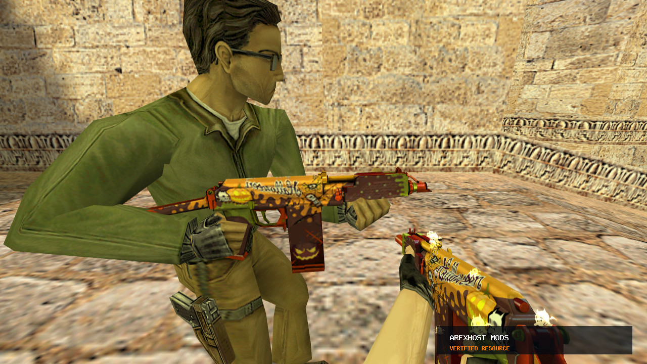 Скриншот 1 · CrossFire 9A-91 Halloween — модель для CS 1.6