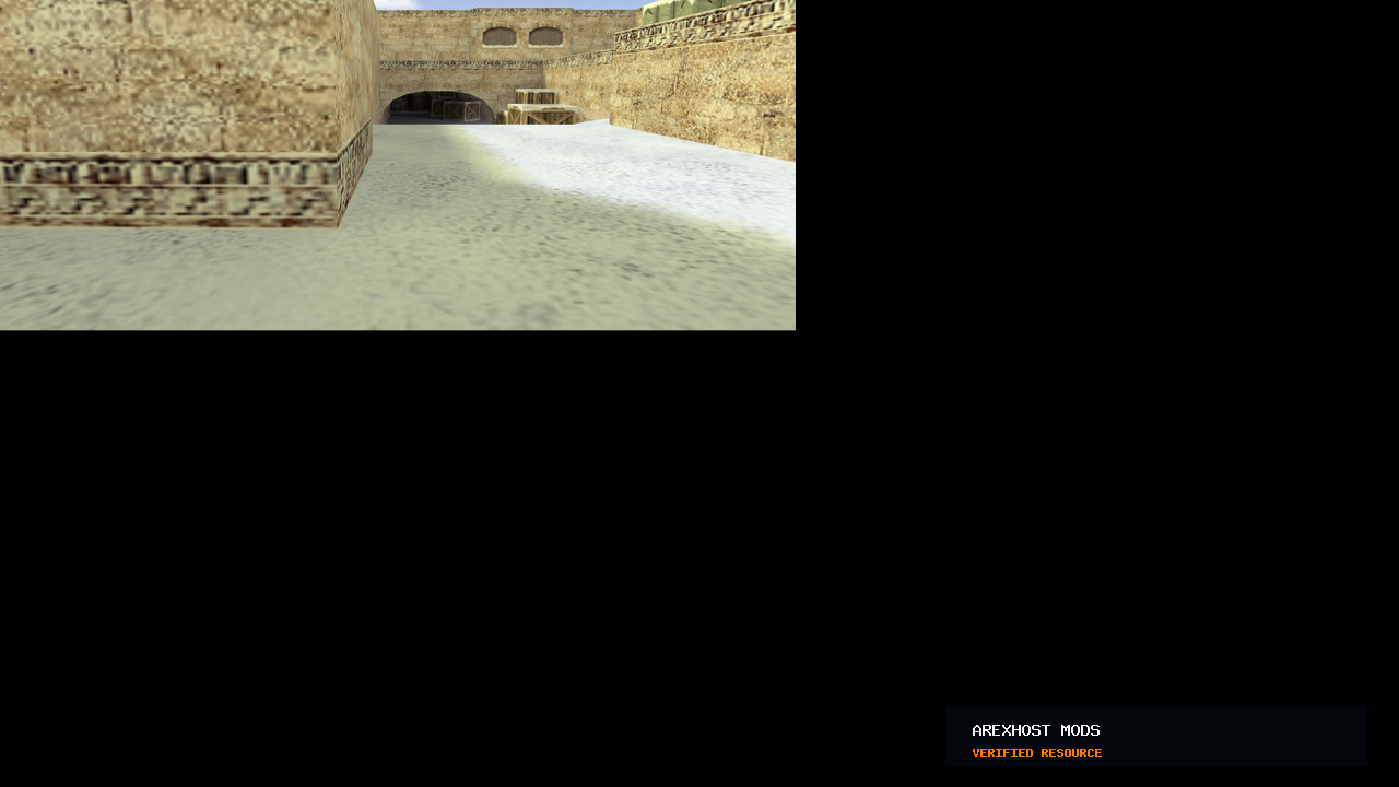 Скриншот 2 · Карта «de_dust2_2x2_snow» для CS 1.6