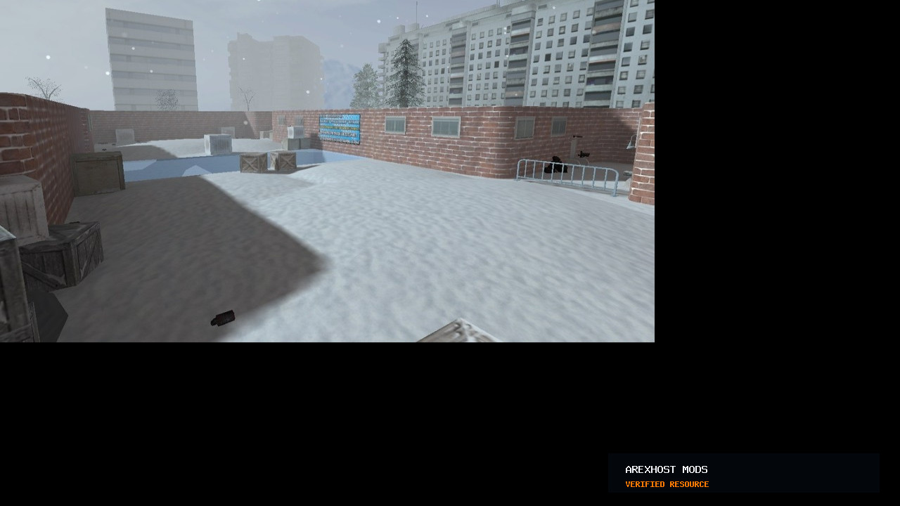 Скриншот 2 · Карта «he_snow_war» для CS 1.6