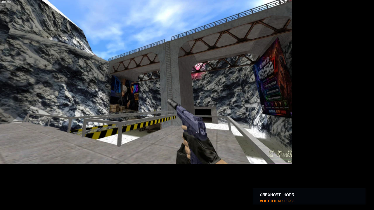 Скриншот 1 · Карта «ze_snow_base_dg» для CS 1.6