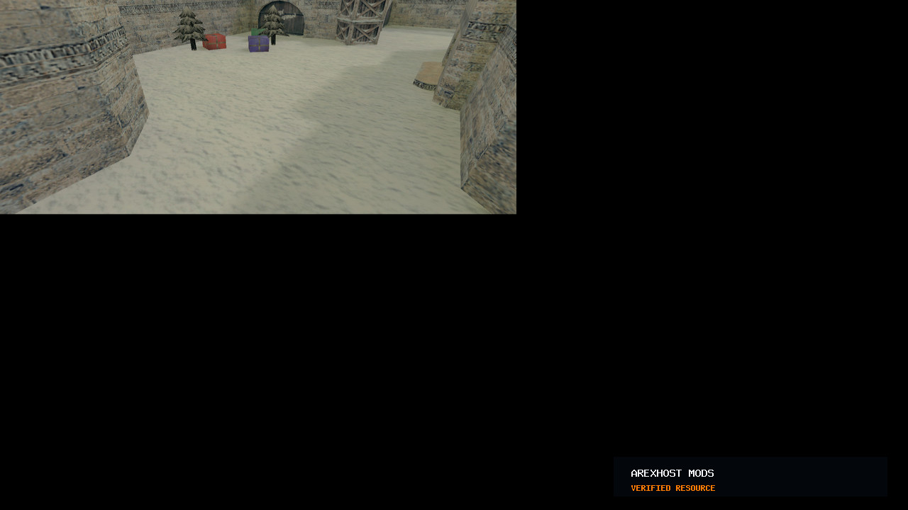 Скриншот 1 · Карта «de_dust2_xmas» для CS 1.6