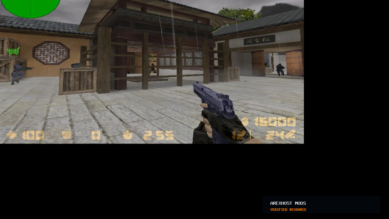 Скриншот 1 · Карта «de_gusu_rain» для CS 1.6