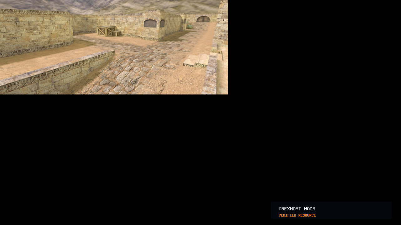 Скриншот 1 · Карта «3d_aim_dust2» для CS 1.6