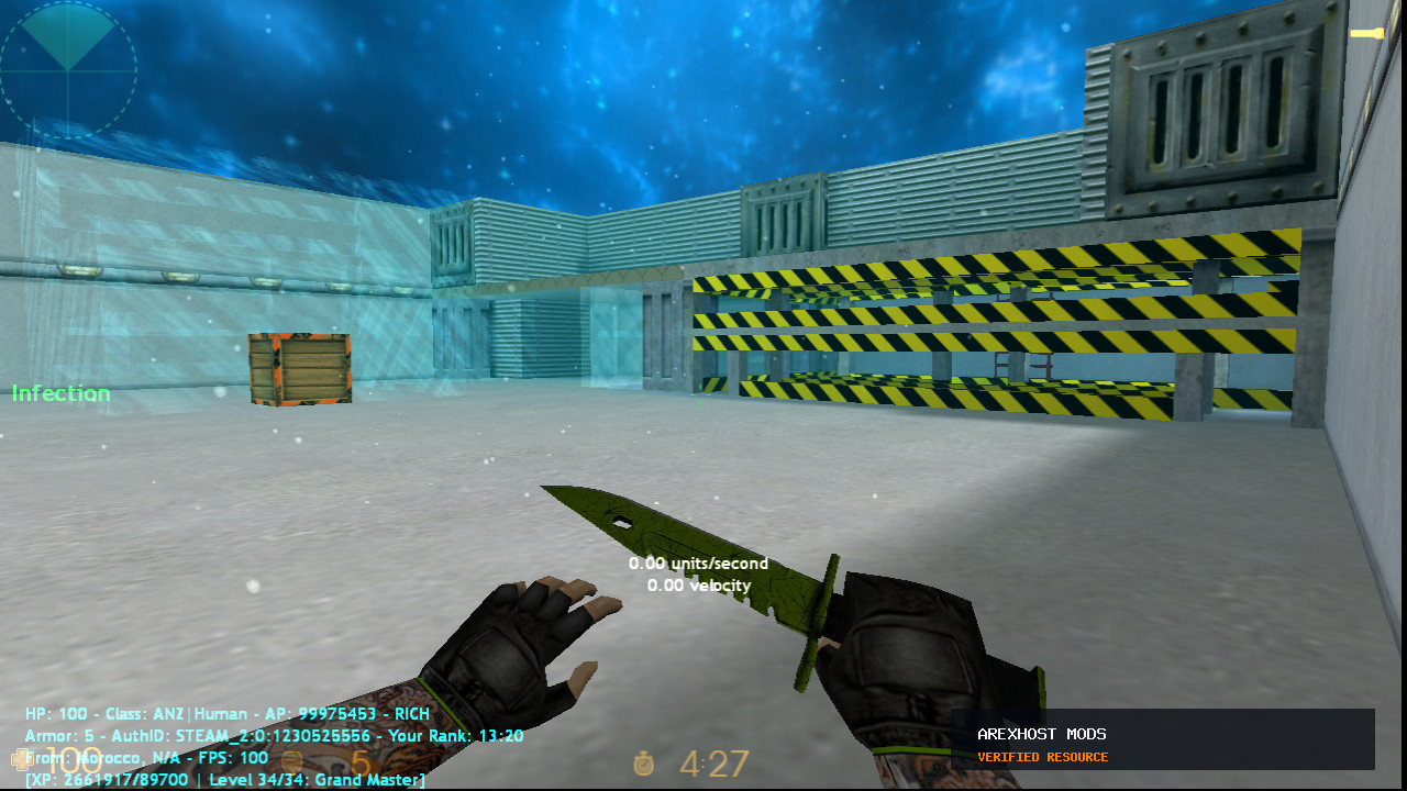 Скриншот 2 · Карта «zm_anz_hard1_v2» для CS 1.6
