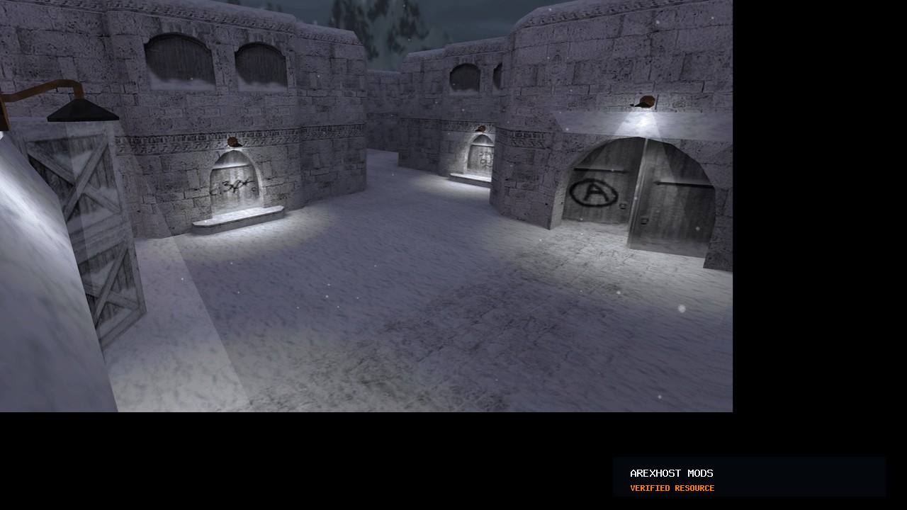 Скриншот 2 · Карта «de_dust2_2x2_winter16» для CS 1.6