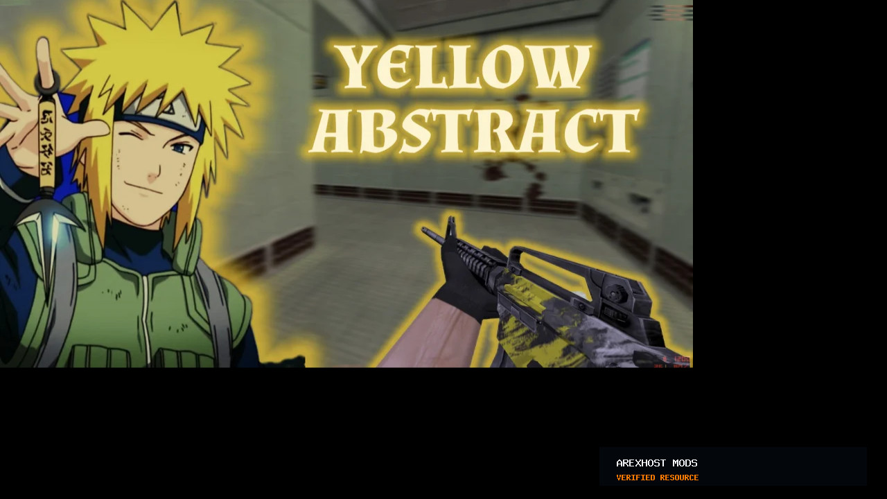 Скриншот 1 · eSports themed yellow pack — модель для CS 1.6