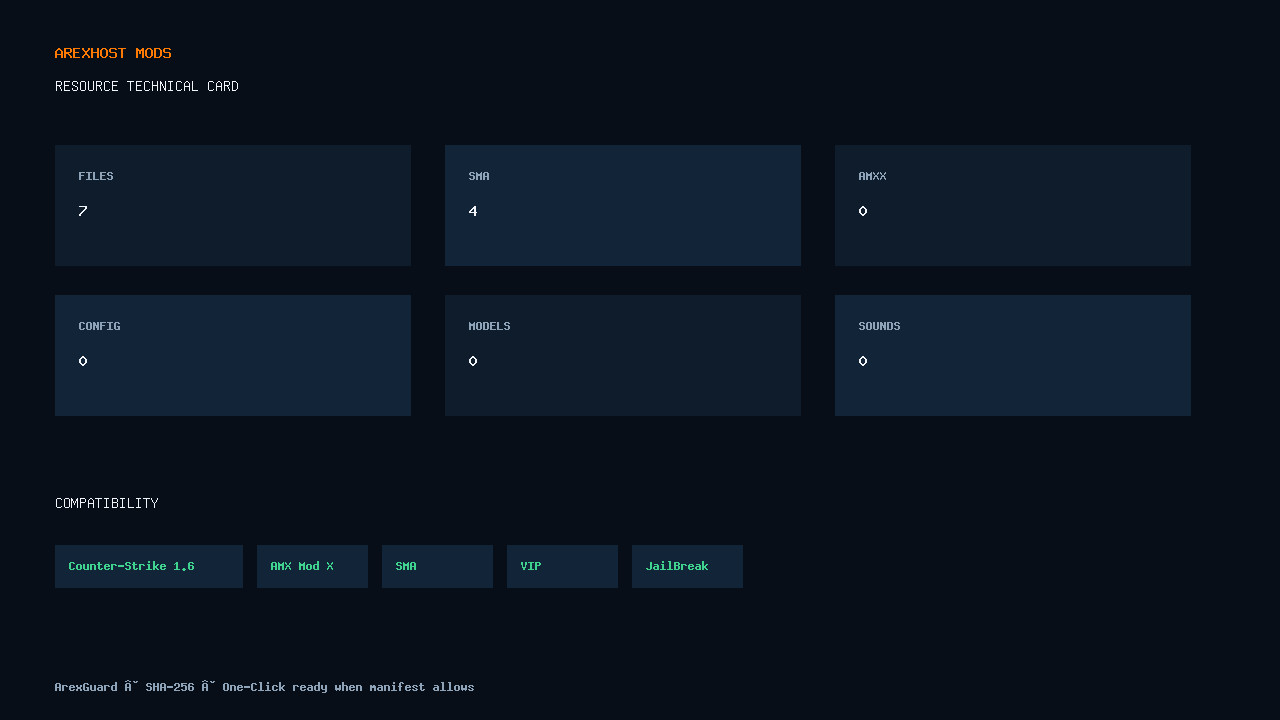 Скриншот 2 · JailBreak Runtime Plugins — AMXX
