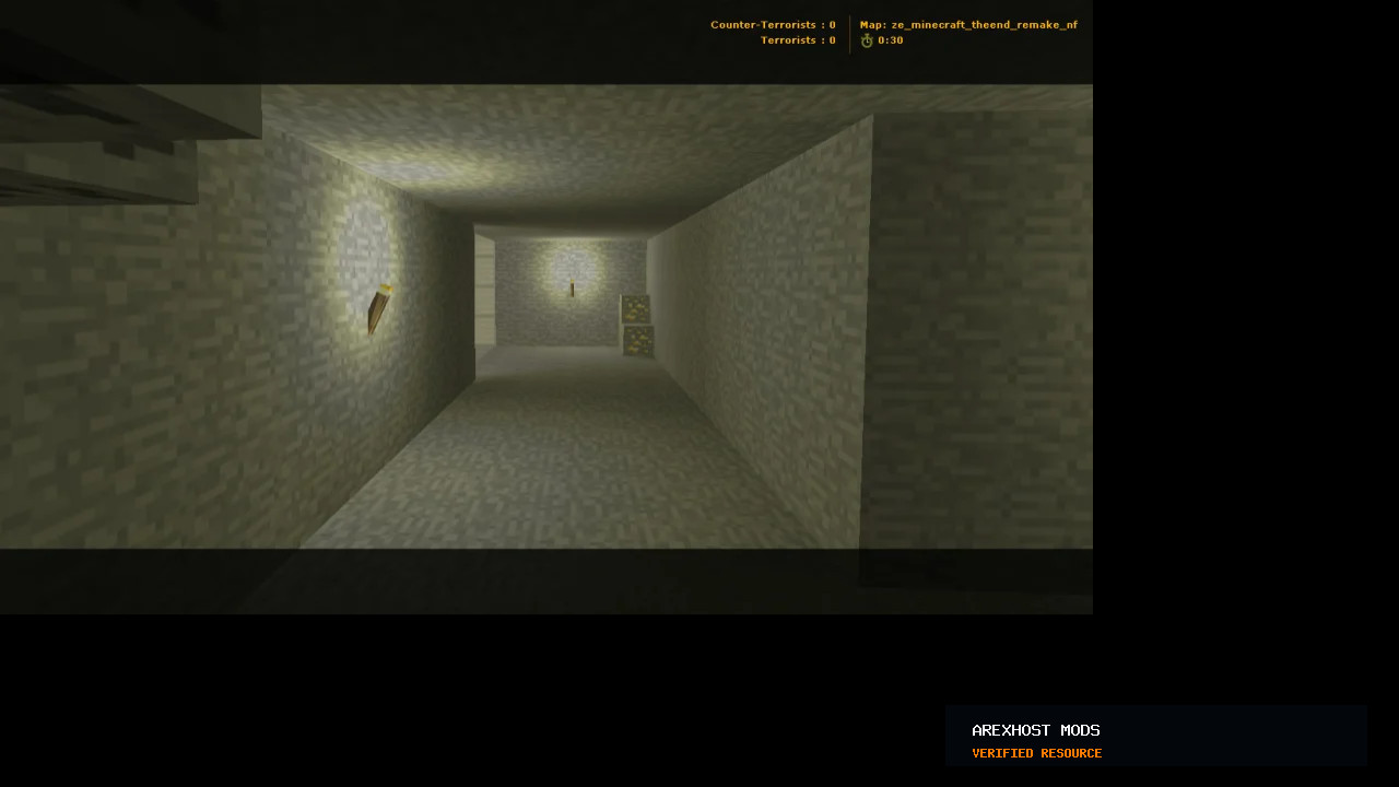 Скриншот 1 · Карта «ze_minecraft_theend_remake1_nf» для CS 1.6