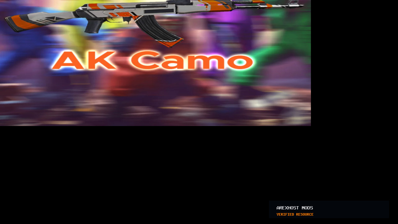 Скриншот 1 · Ak47 Camo — модель для CS 1.6