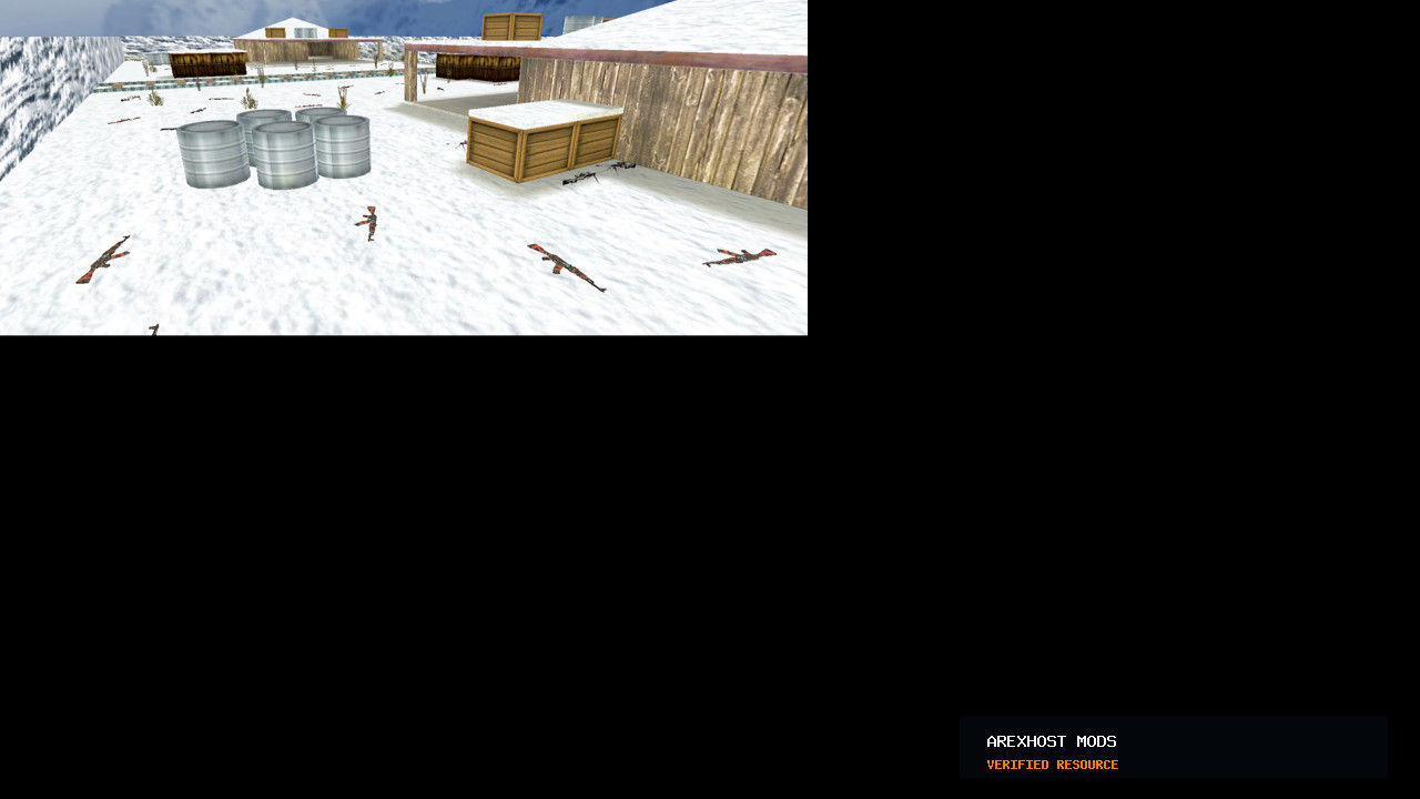 Скриншот 1 · Карта «aim_snow» для CS 1.6