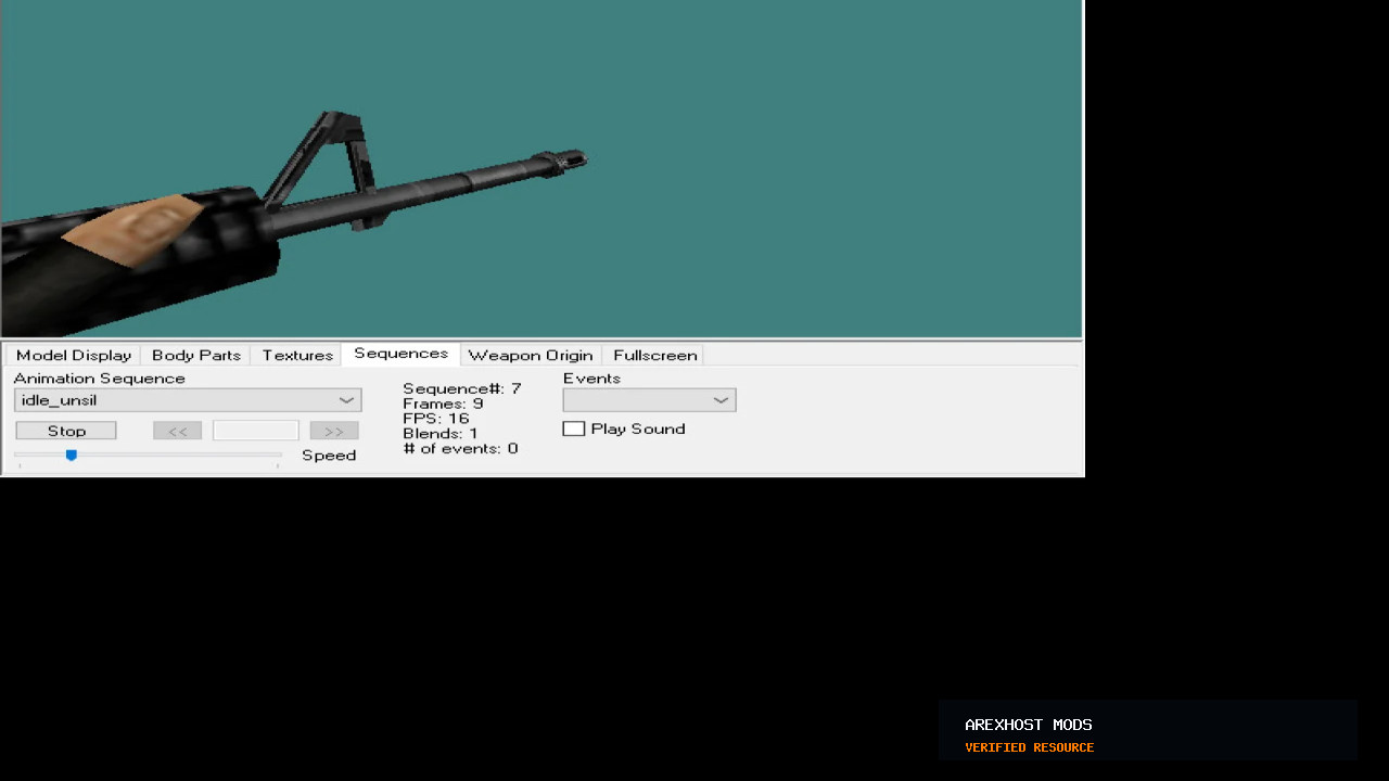 Скриншот 1 · m4a1 barrel remake — модель для CS 1.6
