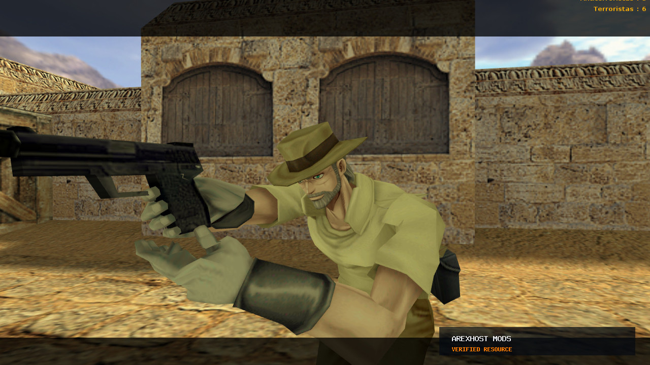 Скриншот 2 · Joseph Joestar (Old) JoJo's Bizarre Adventure — модель для CS 1.6