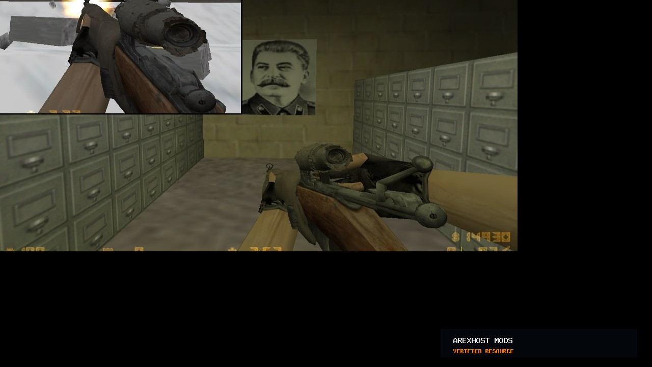 Скриншот 2 · COD 2 Mosin Nagant For Cs 1.6