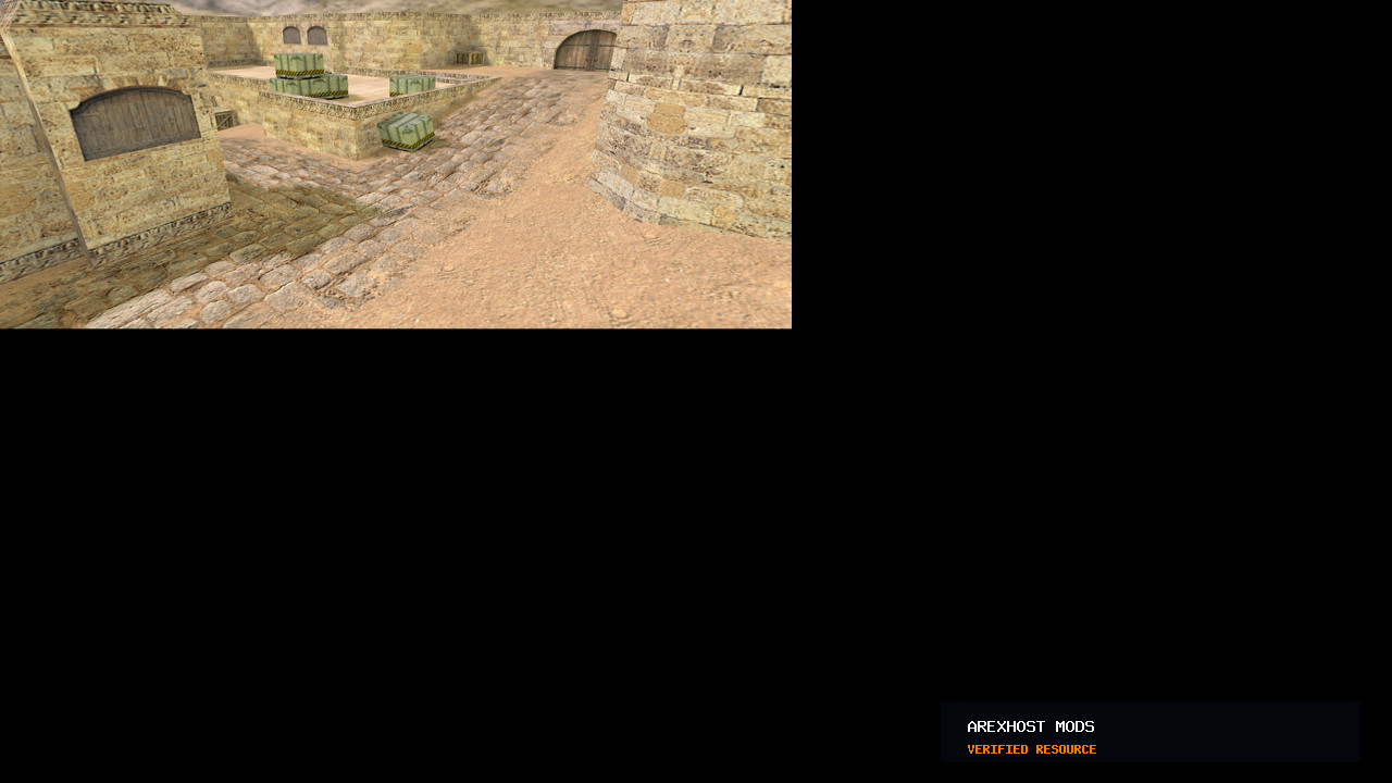 Скриншот 2 · Карта «3d_aim_dust2» для CS 1.6
