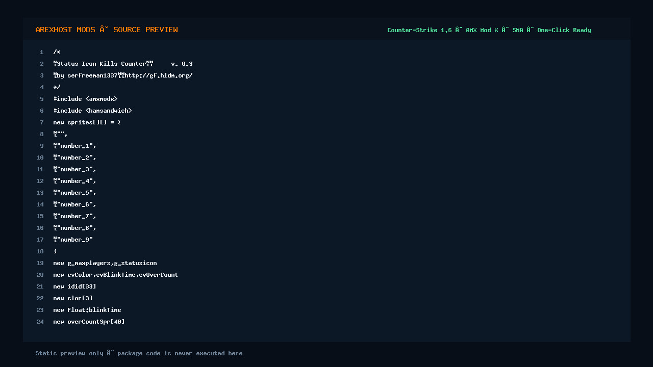 Скриншот 2 · Kills Counter 0.3 — Мигающий счётчик убийств