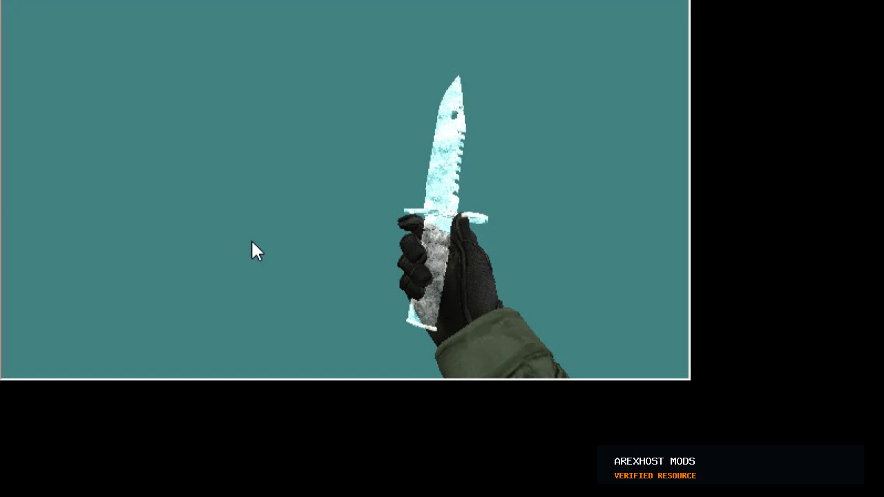 Скриншот 1 · slightly transparent M9 bayonet — модель для CS 1.6