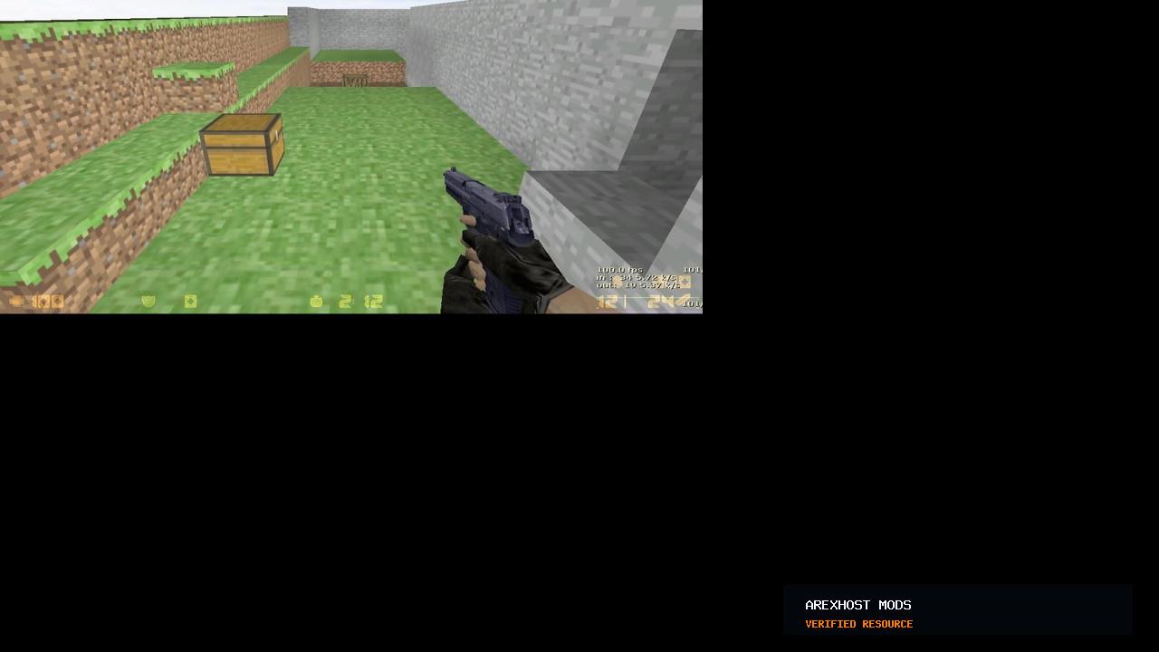 Скриншот 1 · Карта «bhop_minecraft_v1» для CS 1.6