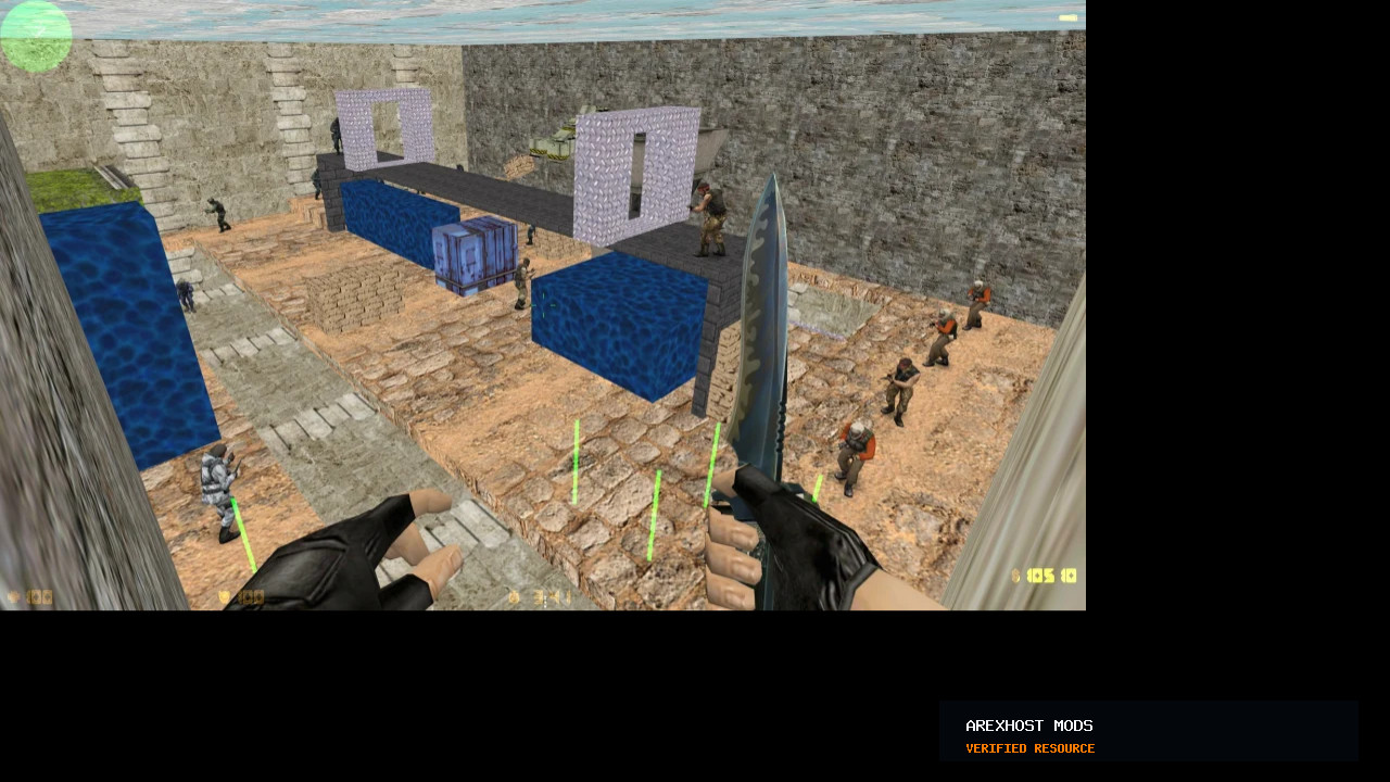 Скриншот 1 · Карта «aim_leftalone» для CS 1.6