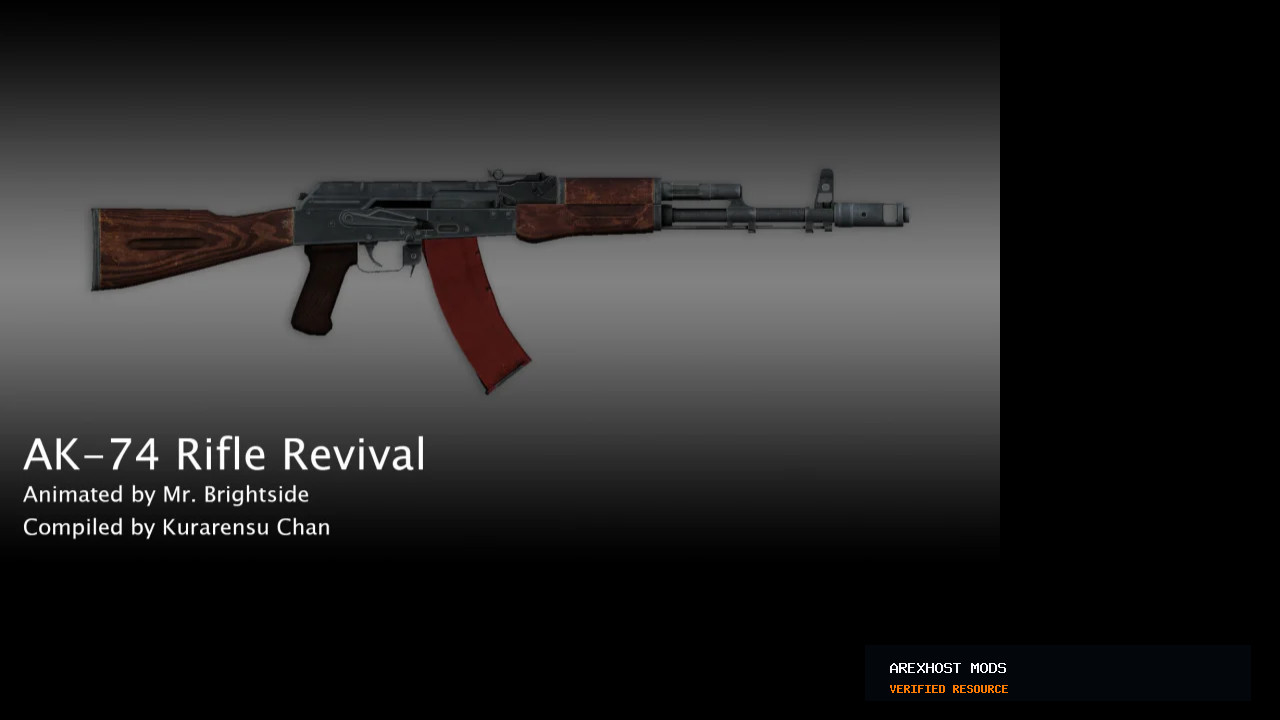 Скриншот 1 · AK-74 Rifle Revival — модель для CS 1.6