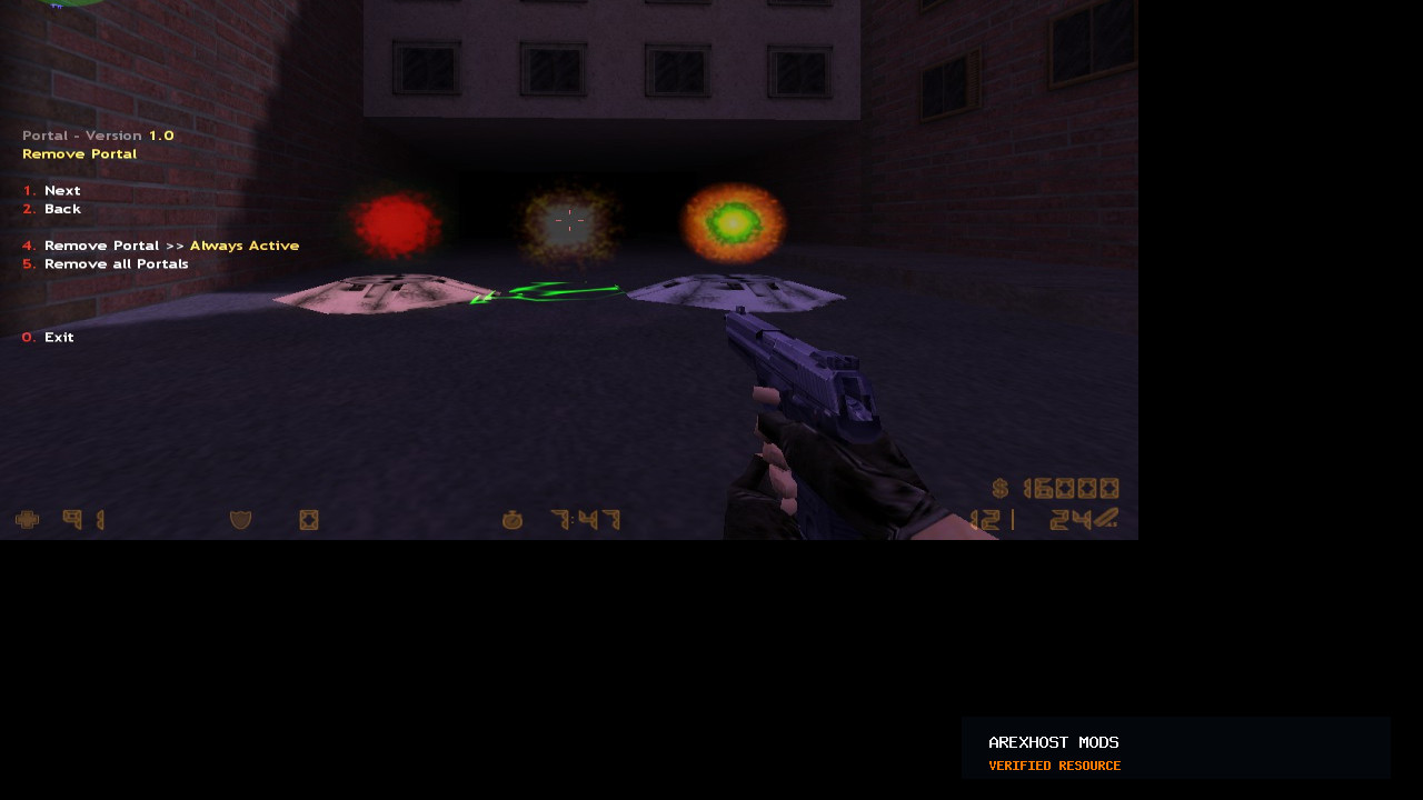 Скриншот 3 · Portal — плагин для CS 1.6