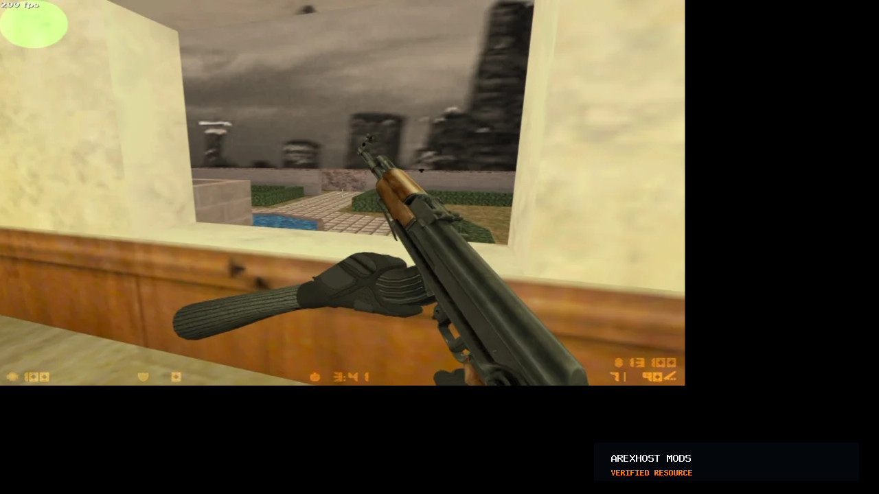 Скриншот 1 · IRA style AKS 47 animation — модель для CS 1.6