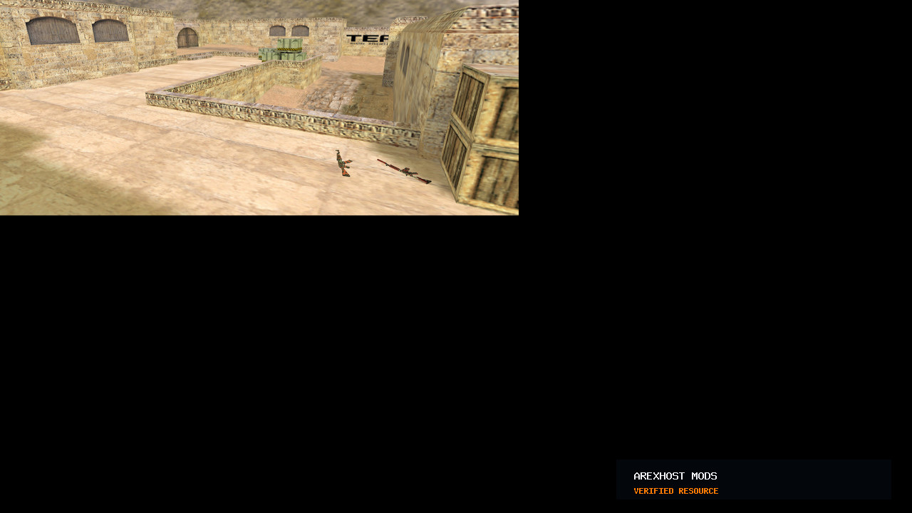 Скриншот 3 · Карта «3d_aim_dust2» для CS 1.6